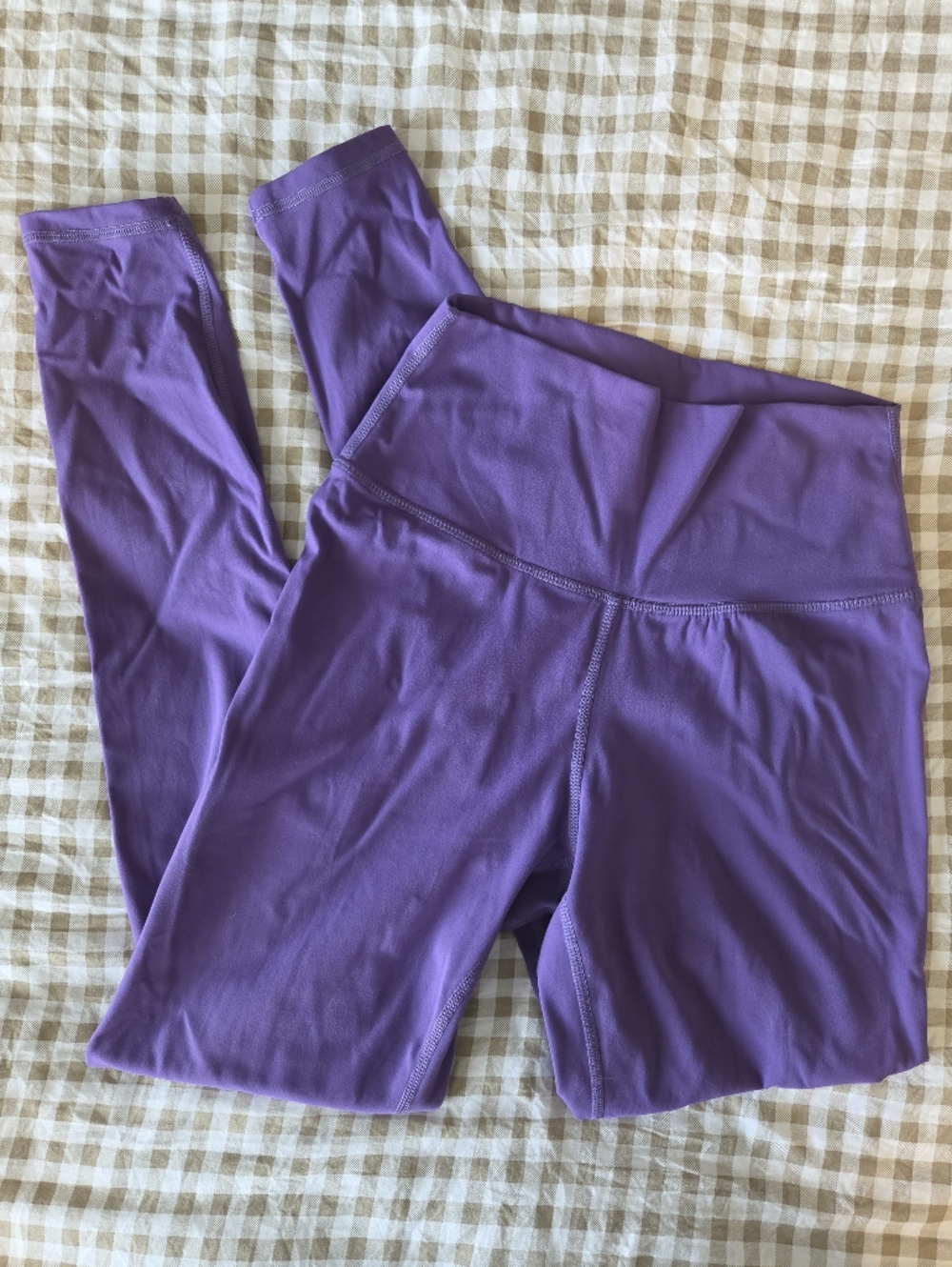 Women's High-Waist Purple Leggings Small